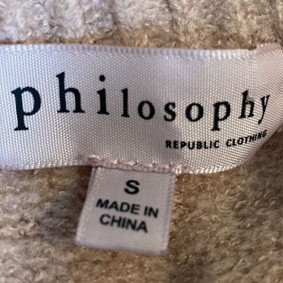 Philosophy small sweater pink crewneck - Picture 10 of 11